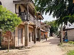 Rue de la vieille ville de Pangani.