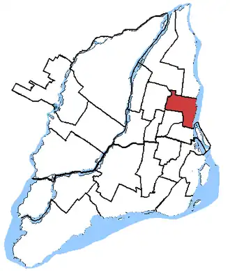Carte de la circonscription