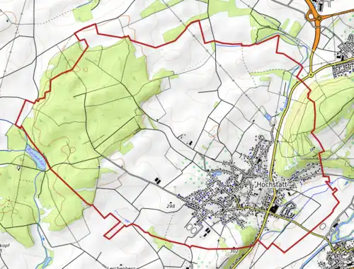Carte topographique.