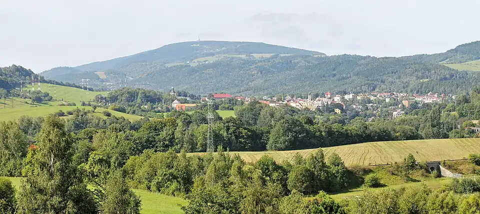 Hodkovice nad Mohelkou :vue générale.