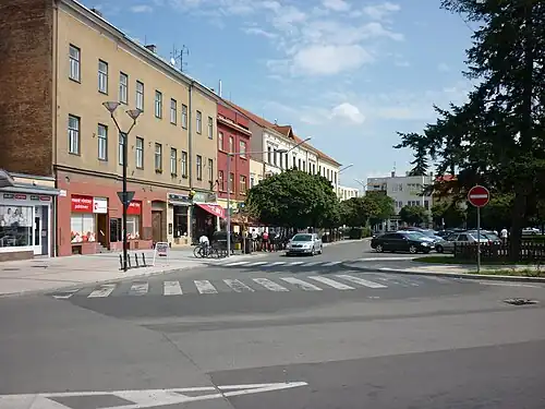 Place T.G. Masaryk(natif de la ville, voir Personnalités).
