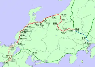 Voir la carte de la ligne.