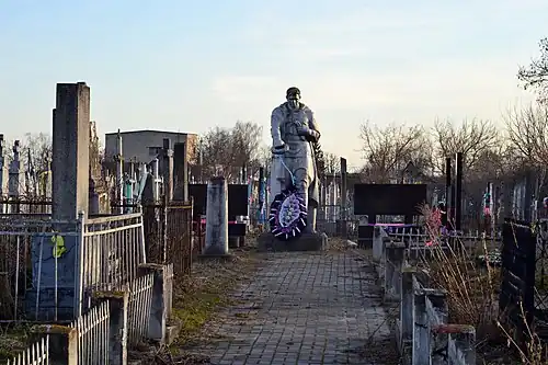 Holoby Kovelskyi Volynska - tombeau des partisans et de Martyrs (Ukraine).