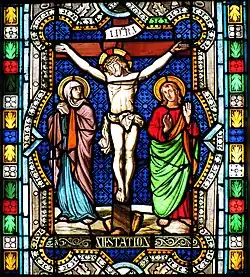 Verrière ex-voto : Passion du Christ (1867).