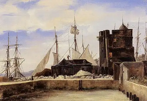 Honfleur, 1830Musée d'art, Rhode Island School of Design, Providence.