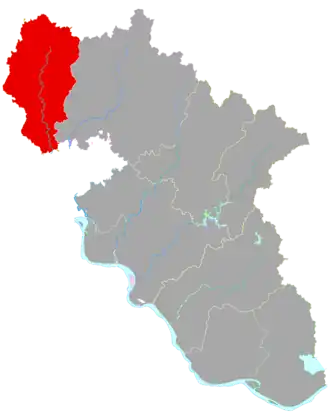 Localisation de Hóng'ān Xiàn