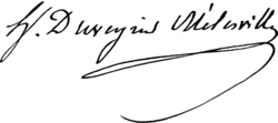 signature de Honoré-Nicolas-Marie Duveyrier