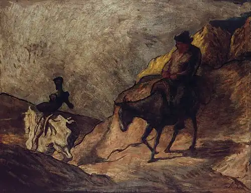 Don Quichotte et Sancho Panza, 1866-1868Alte Nationalgalerie, Berlin