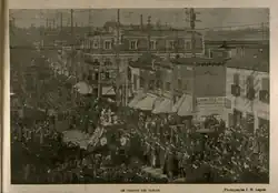 Les funérailles d'Honoré Mercier en 1894, à Montréal.