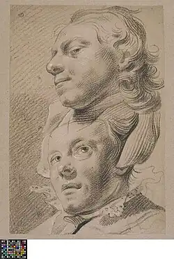 Têtes d'un jeune homme et d'une jeune femme, Bruges, musée Groeninge.