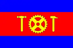 Drapeau de Hoogezand-Sappemeer