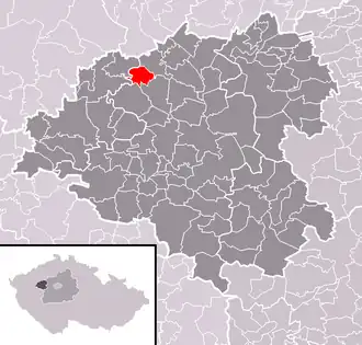 Localisation de Hořesedly
