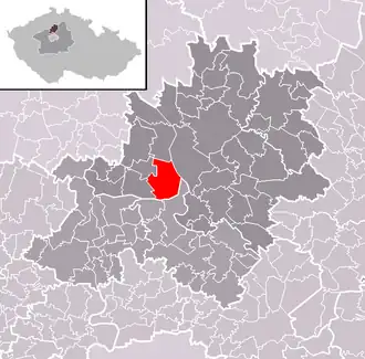 Localisation de Hořín