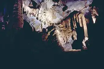 Intérieur de la grotte.