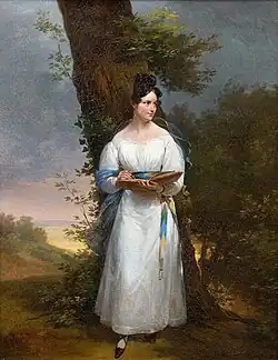 Jeune femme au carnet de croquis, années 1810 (Stockholm, Nationalmuseum)