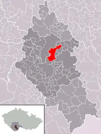 Localisation de Hosín