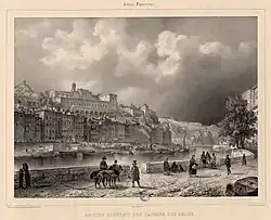 Le couvent des Carmes-déchaussés par Hostein vers 1839