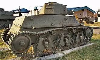 Char léger de l'armée française modèle 1935 Hotchkiss H, modifié 1939.