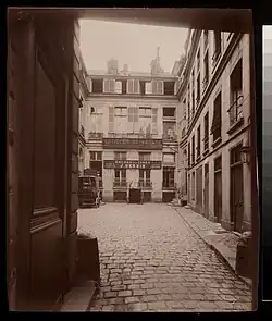 Hôtel Beaubrun en 1908.