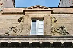 Hôtel Cassan, détail du portail.