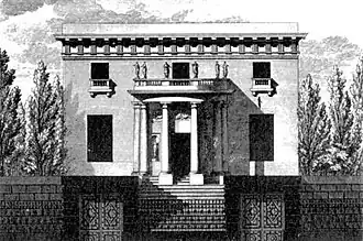 Hôtel de Mme d'Espinchal, Paris – Élévation.