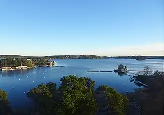 Vue de Grünewaldvillan.