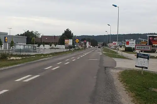 Entrée de la commune.