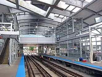 Vue sur la station Howard