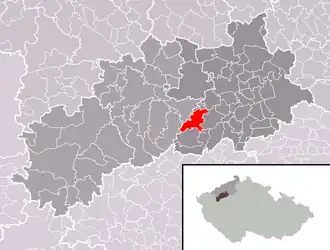 Localisation de Hřivice