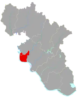 Localisation de Huángzhōu Qū