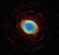 Image composite en lumière visible et infrarouge.