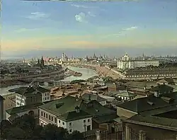 Vue de Moscou avec le Kremlin (vers 1850-1860)