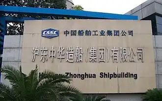 illustration de Hudong-Zhonghua Shipbuilding
