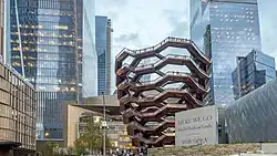 The Vessel à New York - Vue depuis la 11e&nbsp;Avenue (2019).