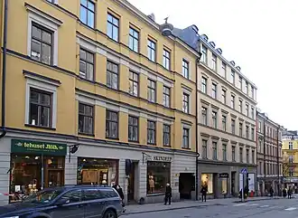 Humlegårdsgatan 5, 7, 9.