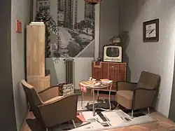 Reconstitution d'un intérieure de la période soviétique