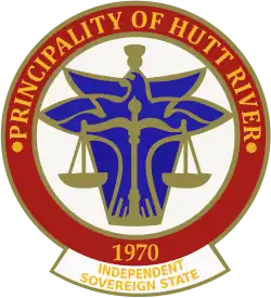 Blason de Principauté de Hutt River(1970-2020)