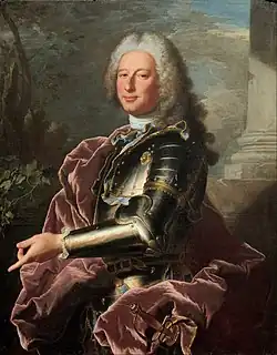 Giovanni Francesco II Brignole-Sale, doge de Gênes 1746-48, par Hyacinthe Rigaud en 1739.