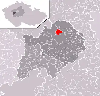 Localisation de Hýskov