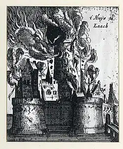 Destruction du château de Lage (Basse-Saxe)