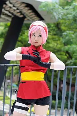 Cosplay de Sakura Haruno.