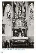 Intérieur de l'église en 1908