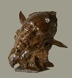 Jean-Joseph Carriès, Tête de faune (fin du XIXe&nbsp;siècle).