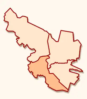 Localisation de Arrondissement de Sverdlovsk
