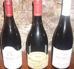 Bouteilles de Mercurey 1er&nbsp;cru
