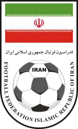 alt=Écusson de l' Équipe d'Iran