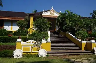 Le Palácio do Deão à Quepem. Un manoir indo-portugais du XVIIIe&nbsp;siècle construit par un noble originaire de Braga.