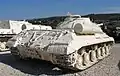 Vue arrière d'un IS-3 exposé au musée Yad la-Shiryon, Israël.