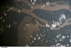 Le lac Tefé, point de passage du Rio Tefé avant de se jeter dans le fleuve Amazone.