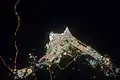 Koweït City de nuit vu depuis l'ISS.